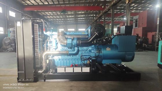 500-3000kg 825KVA/660KW Weichai Diesel Generator Set 50Hz/60Hz Voltage Starting System 24V DC Electric Motor