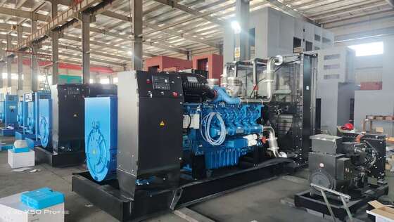 1000KW Weichai Diesel Generator Set 50Hz Wattak Alternator with Synchronization Panel