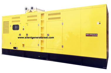 Желтый набор генератора 50ХЗ двигателя дизеля МИЦУБИСИ цвета 1100КВ/1375КВА